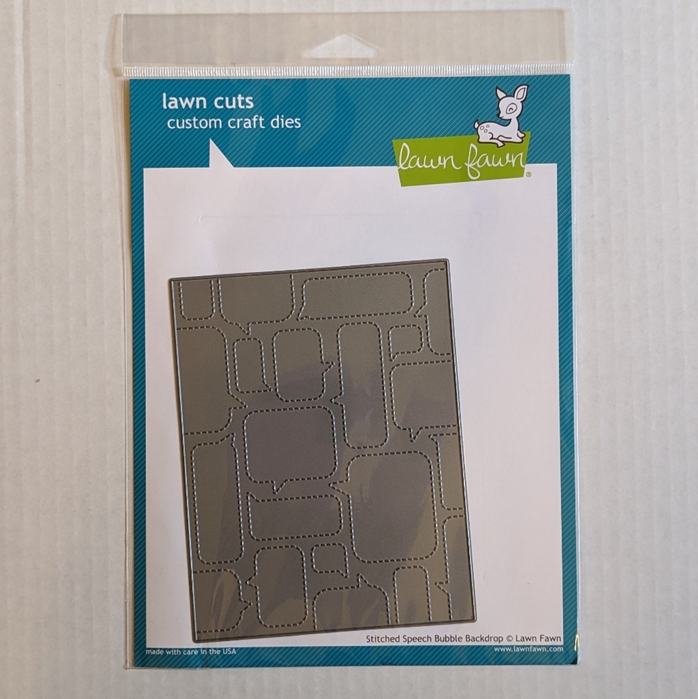 Lawn Fawn Speech Bubble Backdrop Die
